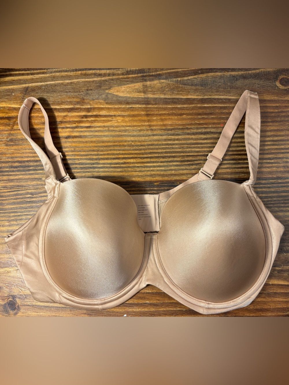 Soma Stunning Support Smooth Full Coverage Bra 38DDD Nude Beige Underwire